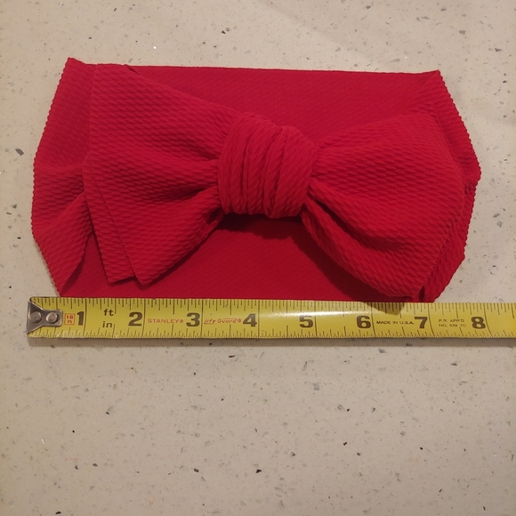 Newborn Infant Baby Oversized Bow Headband - Picture 8 of 9